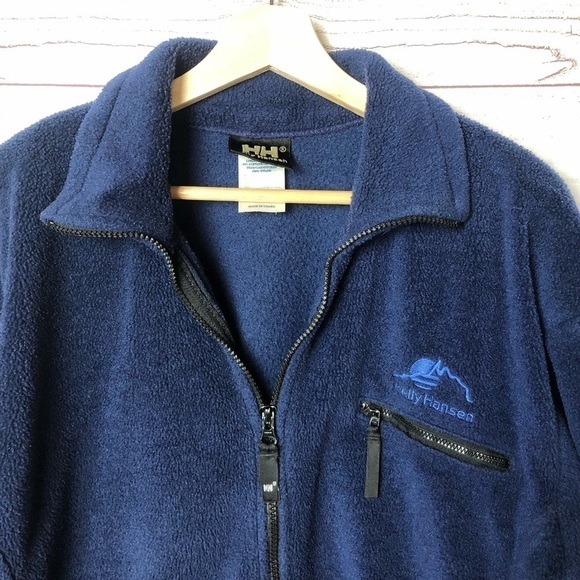 Vintage Full Zip Helly Hansen Fleece Jacket 90s S - Picture 3 of 4